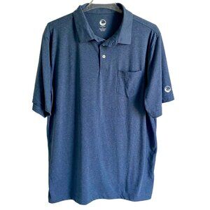 Atlantic Sol XL Men's Blue Very Soft Polo Shirt NEW